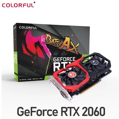 Красочные PCI видеокарты горнорабочего GDDR6 GeForce RTX 2060 супер выражает X16 3,0