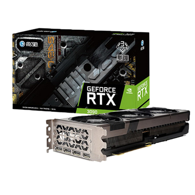 Видеокарта видеокарты Galax Geforce RTX3090 Imperatorial 24GB 384Bit Gddr6x не LHR Fhr Palit GPU