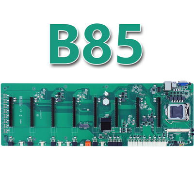 B85 графическая материнская плата LGA1150 карты 8 GPU Ethereum минируя